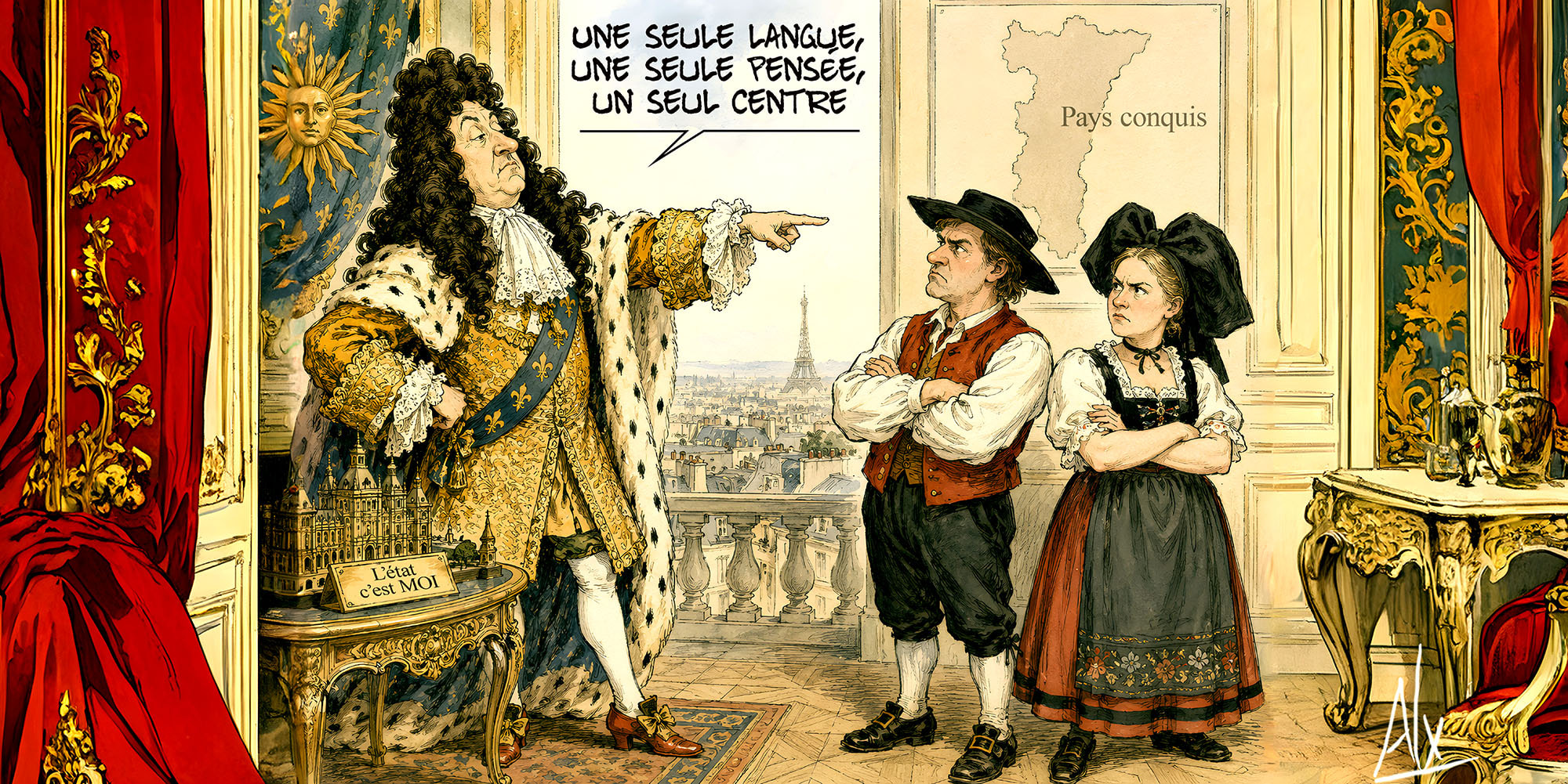 Maxence Helfrich d'« Unser Land » porte plainte contre un adepte du point de Godwin