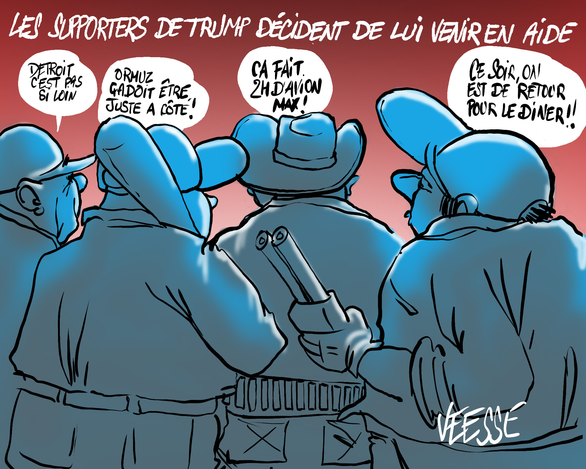 Sauvetage de Trump.