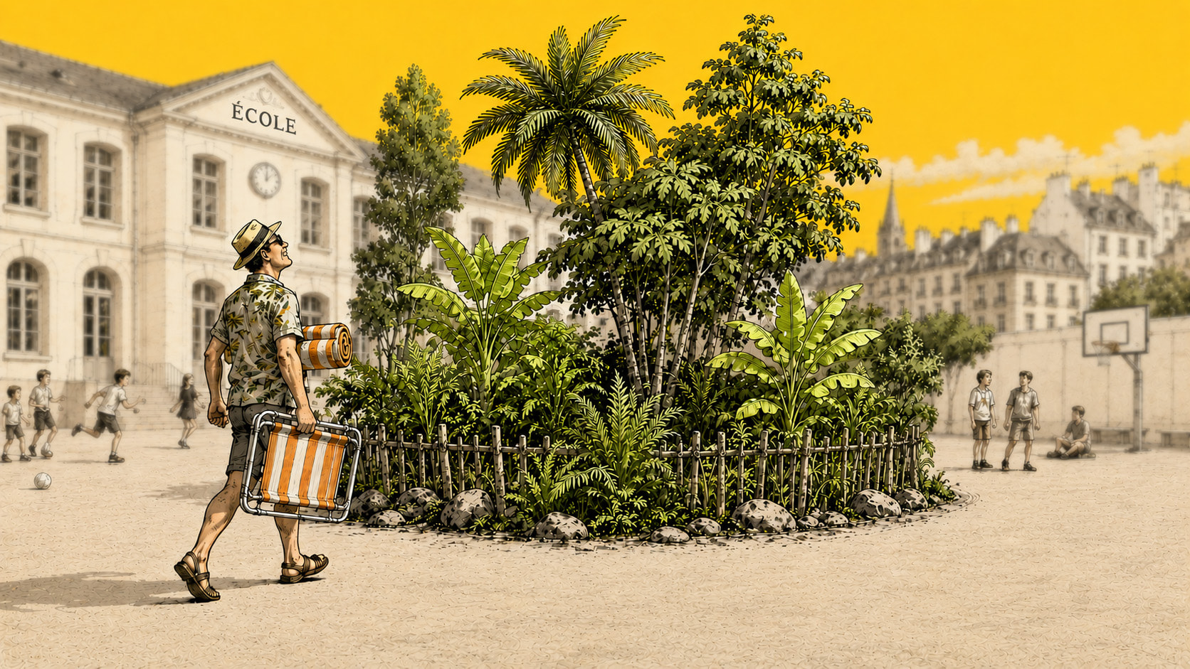 Schiltigheim ouvre ses parcs contre la canicule : oui, mais…