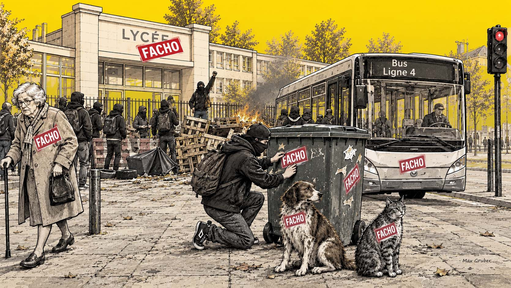 Mouvement Lycéen : tout le monde, il est fasciste !