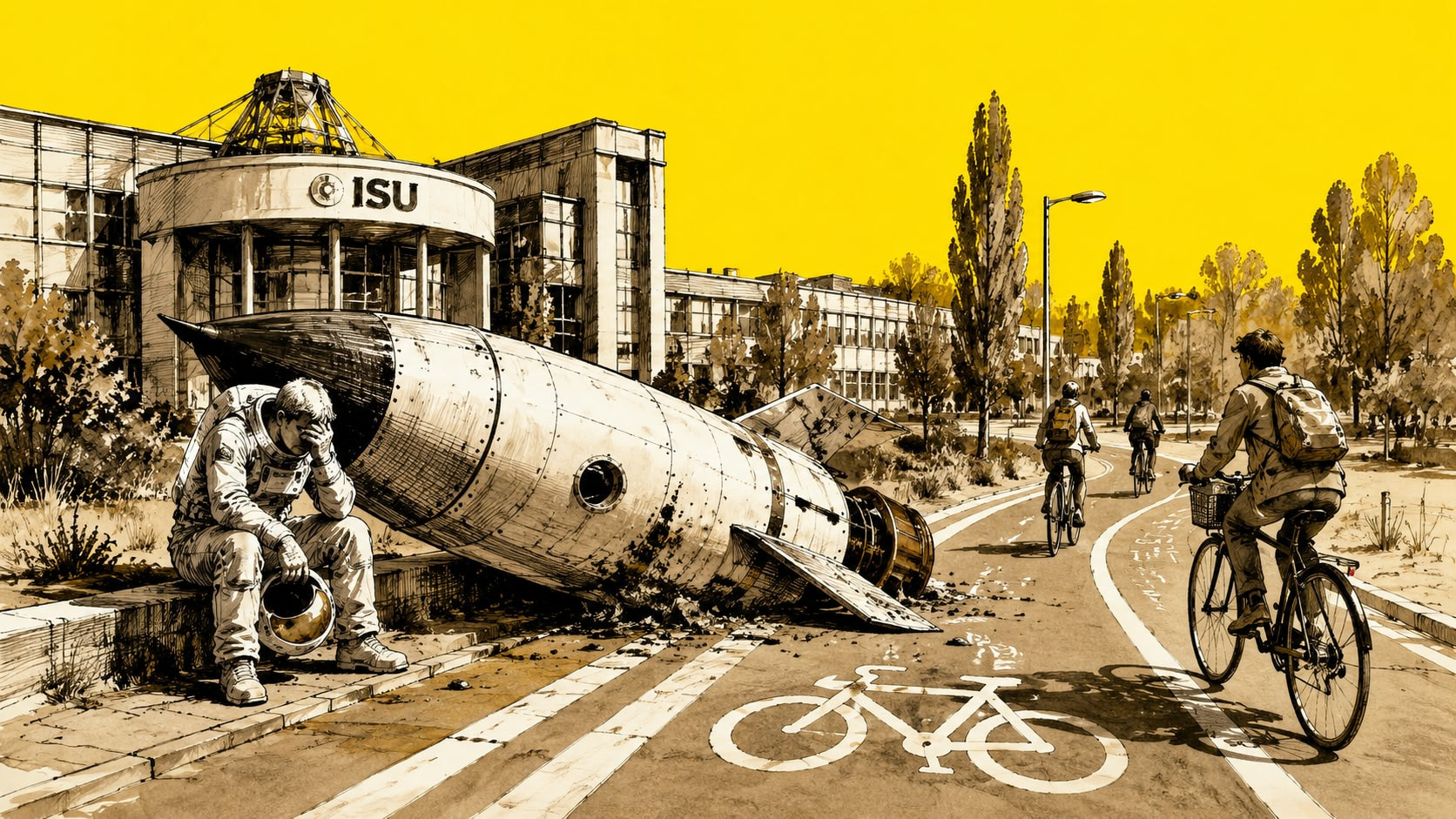 Fin de mission pour l’Université de l'Espace : crash d'un géant des étoiles strasbourgeois dans l'indifférence générale