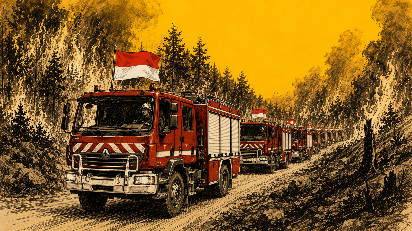 Quand l’Alsace descend sauver le Sud : le mythe des pompiers surarmés