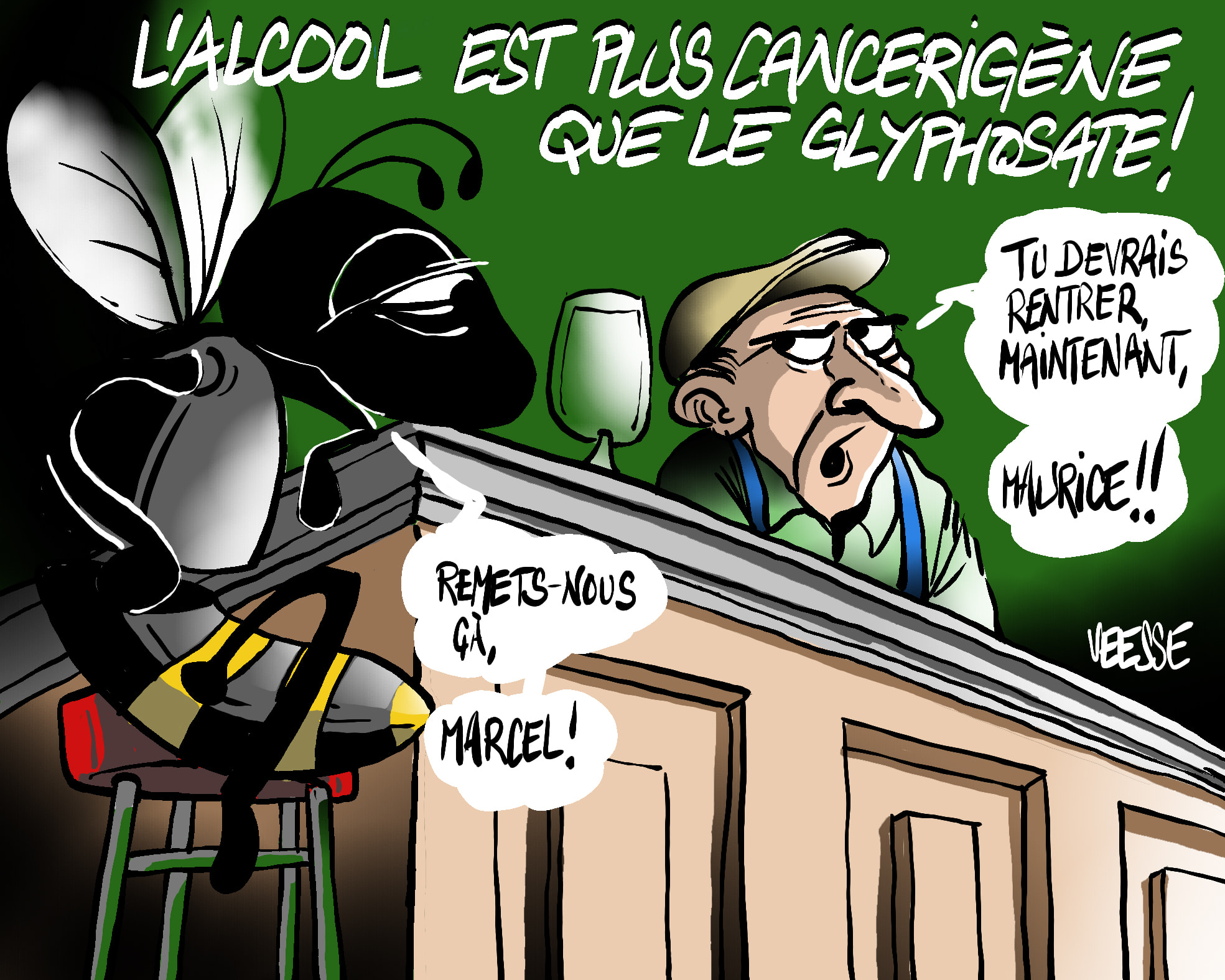 L'alcool...